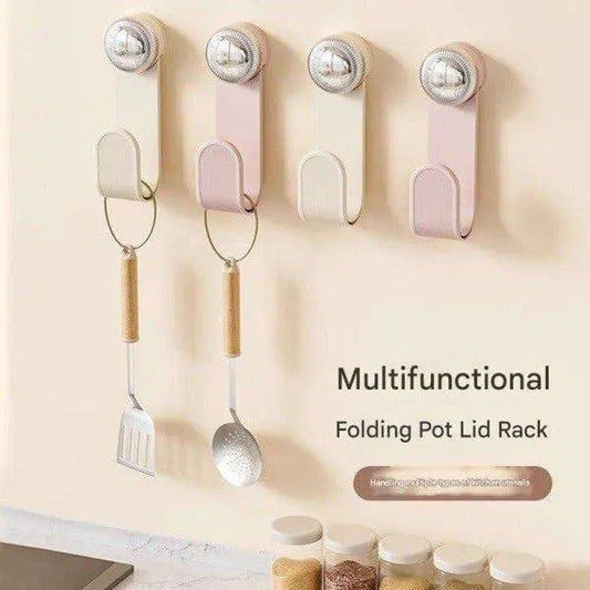 Pot Lid Holder With Suction Cup